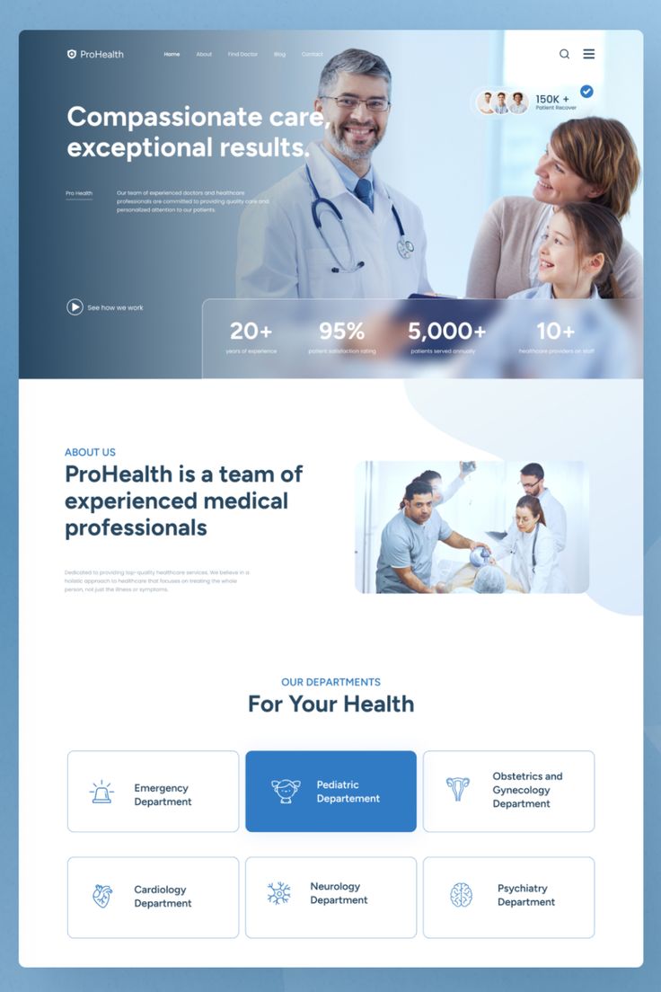 Example of a premium website design Abedal can deliver