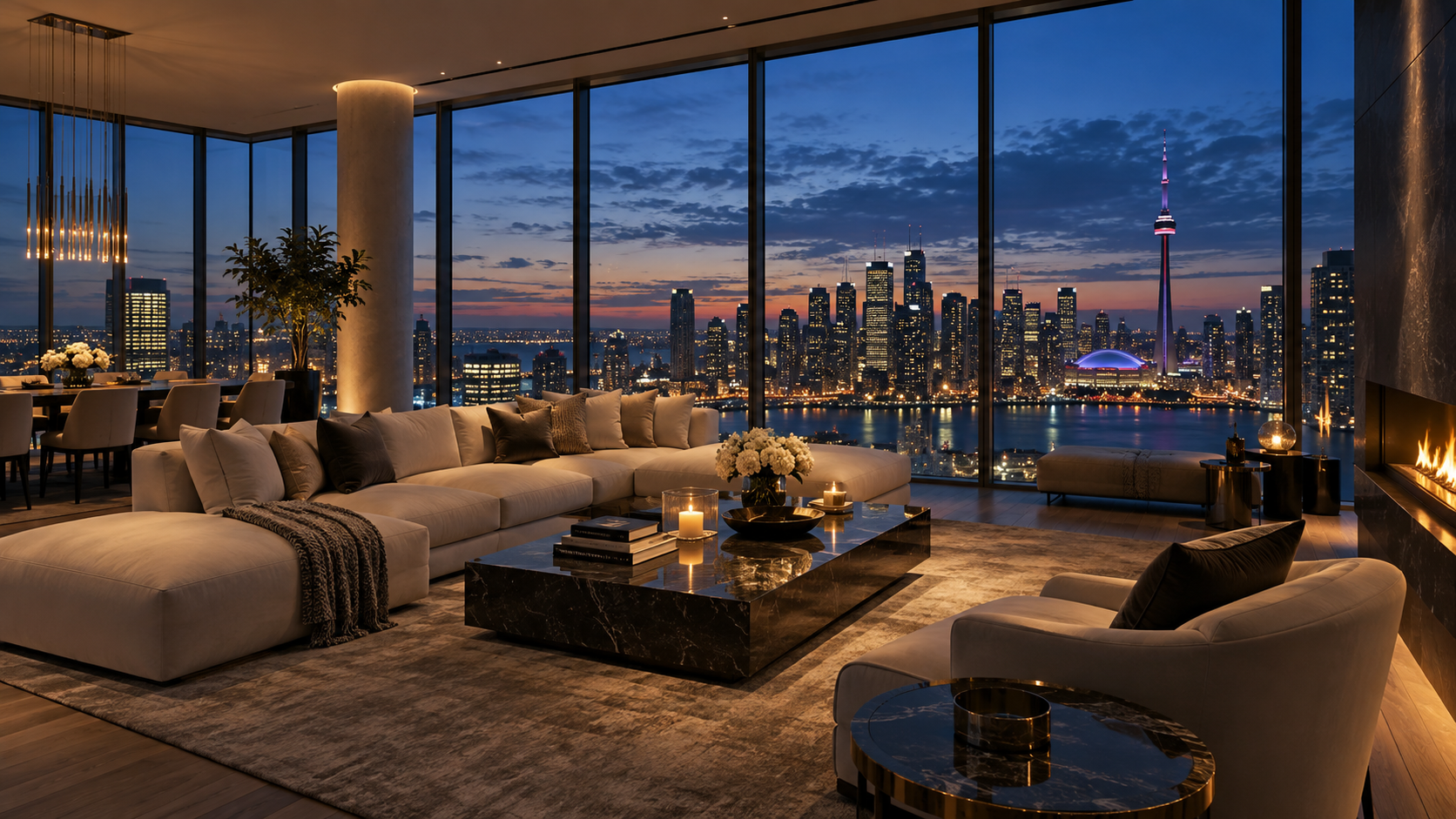 Toronto skyline and waterfront