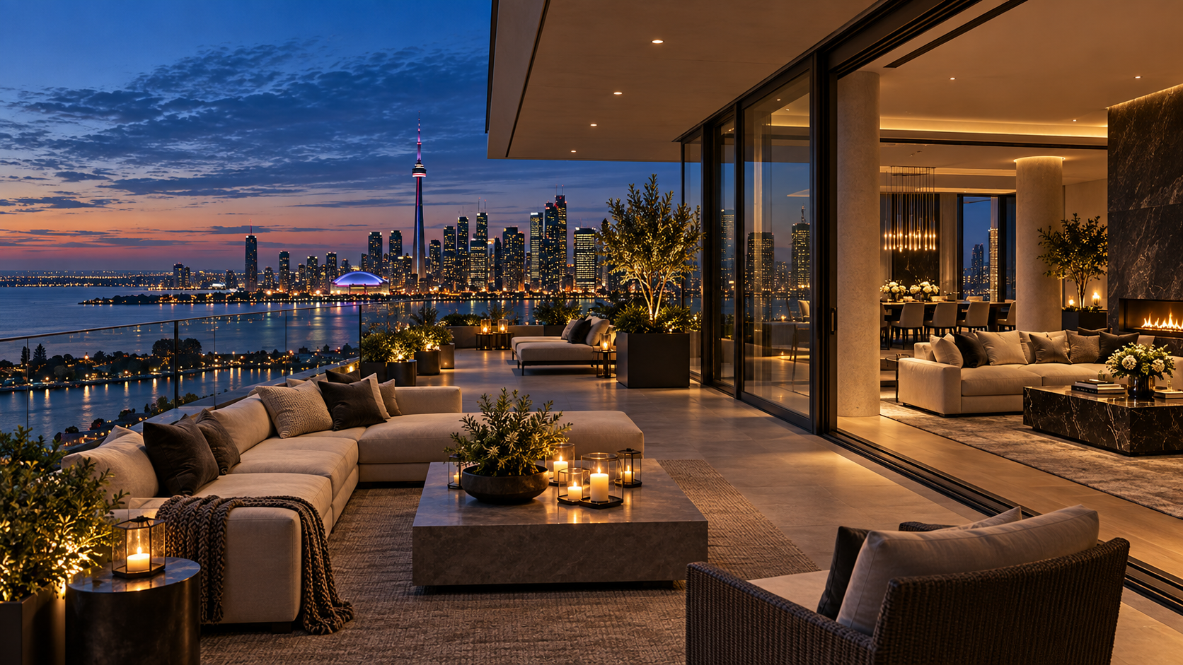 Signature ultra luxury penthouse interior