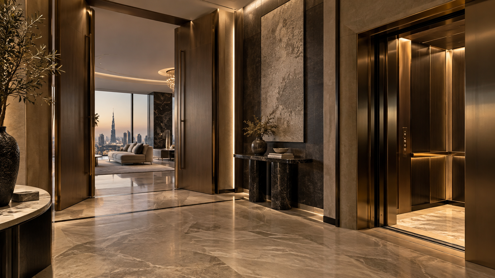 Architectural luxury branded residence