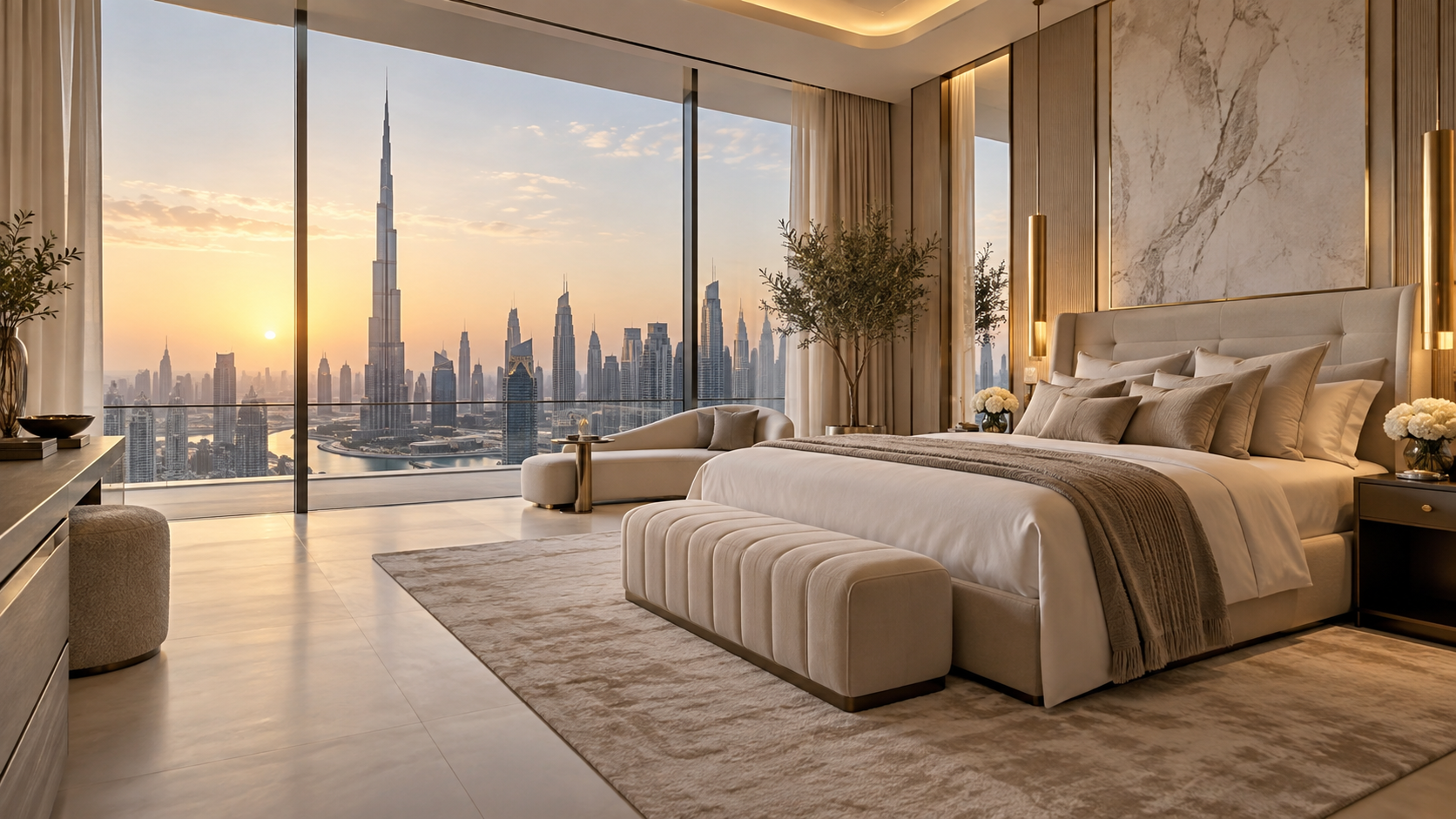 Private ultra luxury penthouse interior