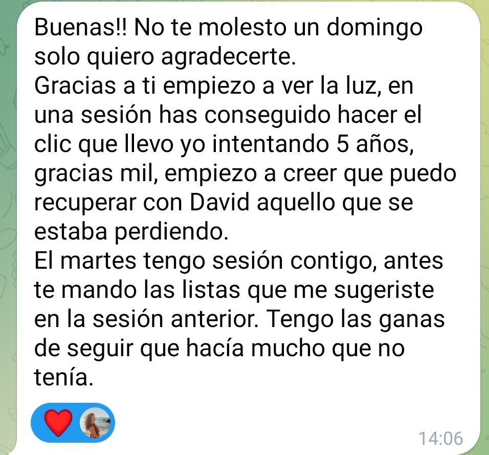 Testimonio real de clienta