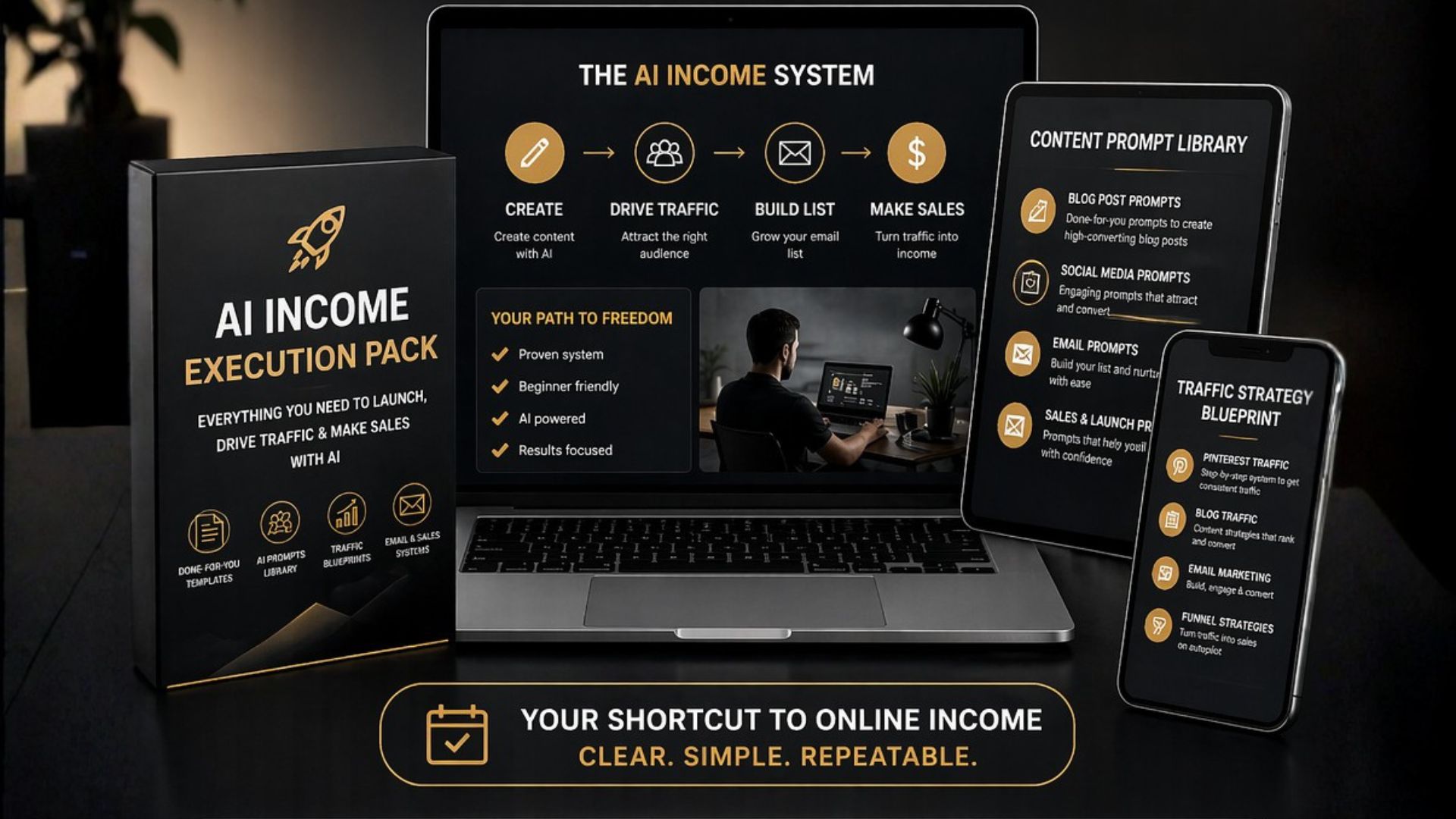 AI Income Execution Kit: Your First £1K System