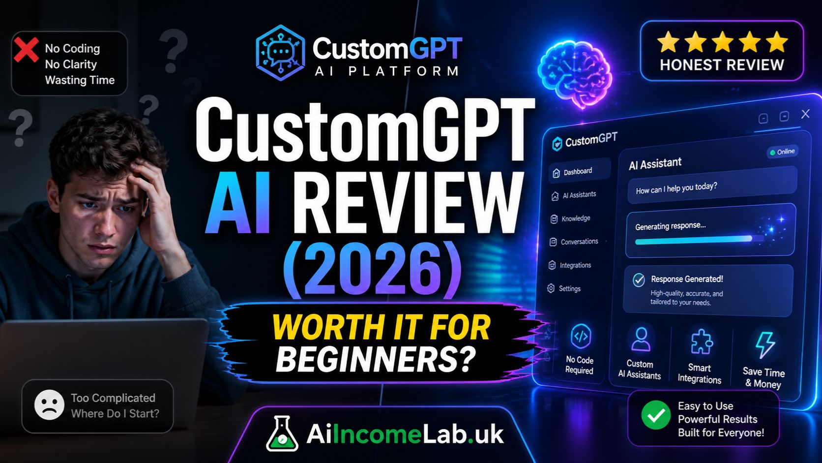 CustomGPT AI Review (2026): Is It Worth It for Beginners?