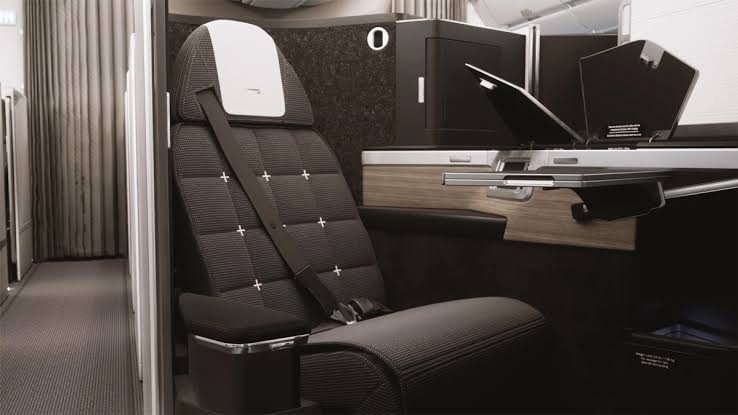 British Airways Club Suite business class