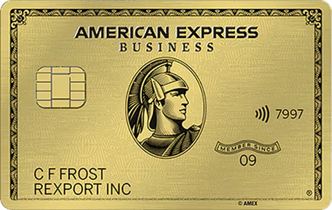 American Express Business Gold card