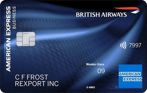 British Airways American Express Accelerating Business card