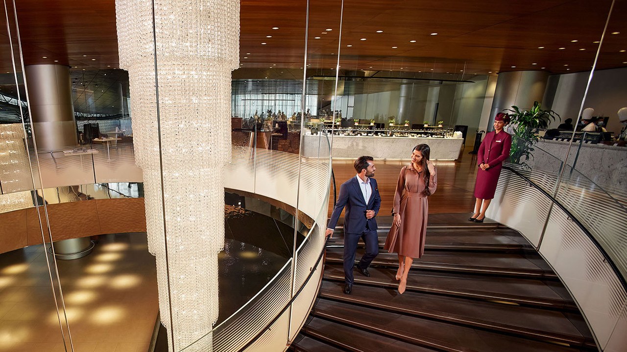 Qatar Airways Al Mourjan Business Lounge, Doha
