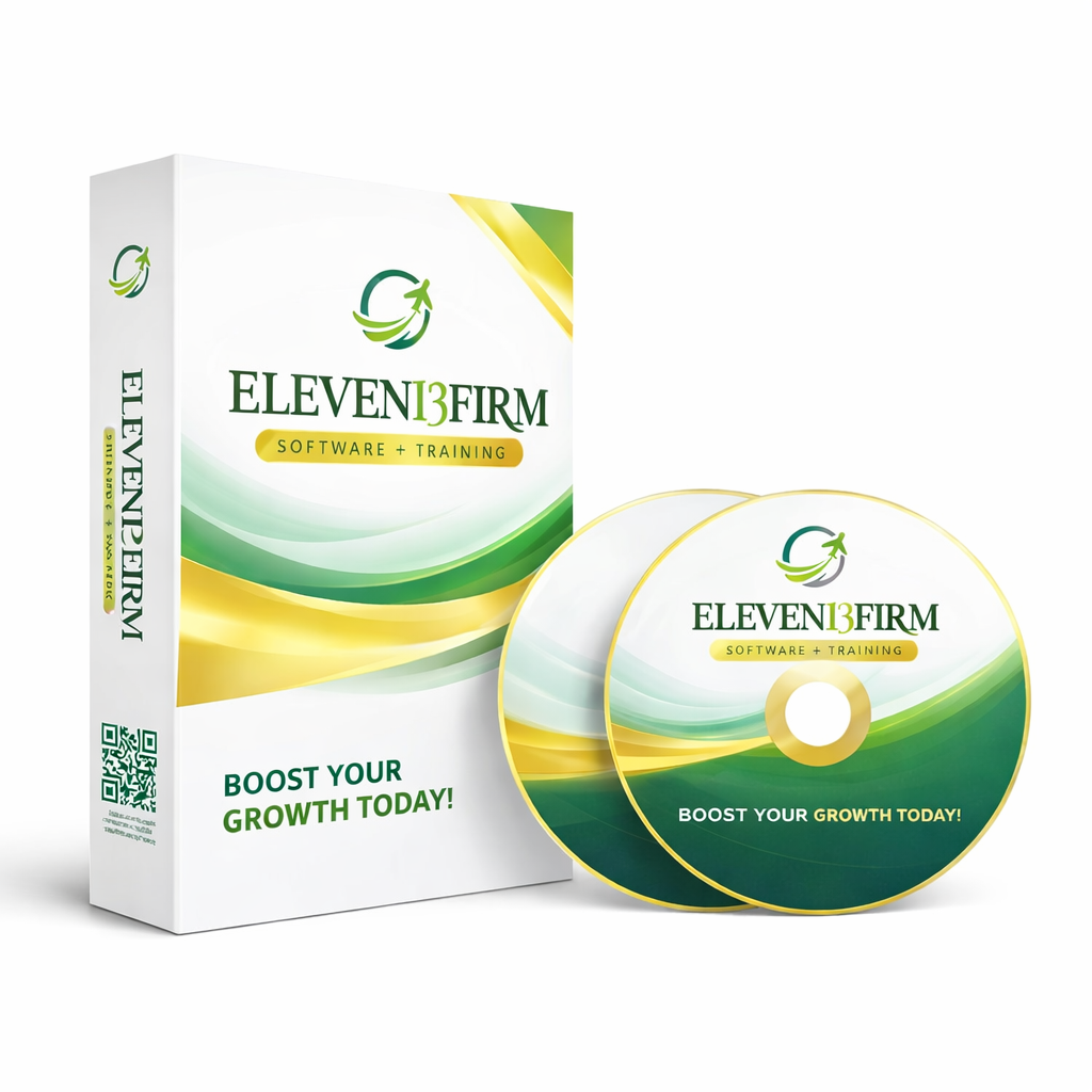Eleven13 Firm Software and Training box and discs