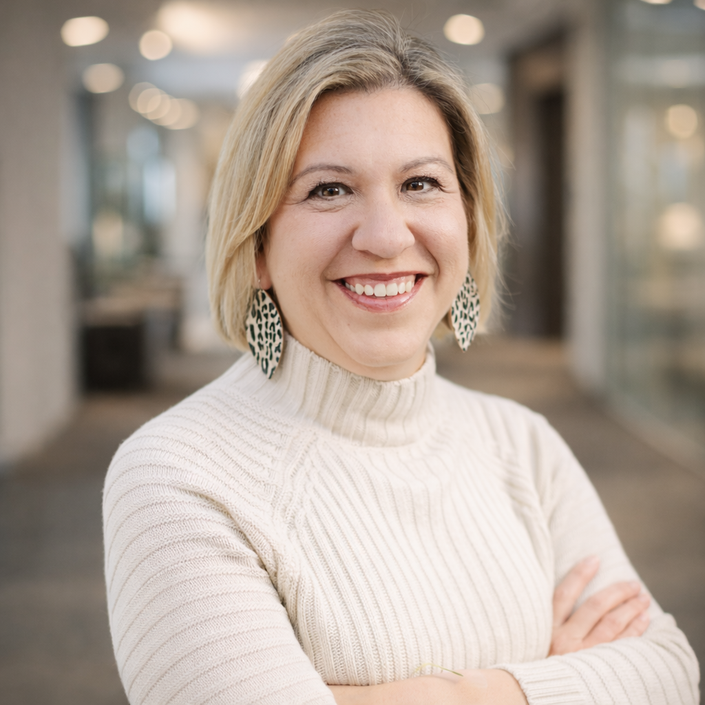 Portrait of Angelina Shively, founder of Ladies of the Lou Studio
