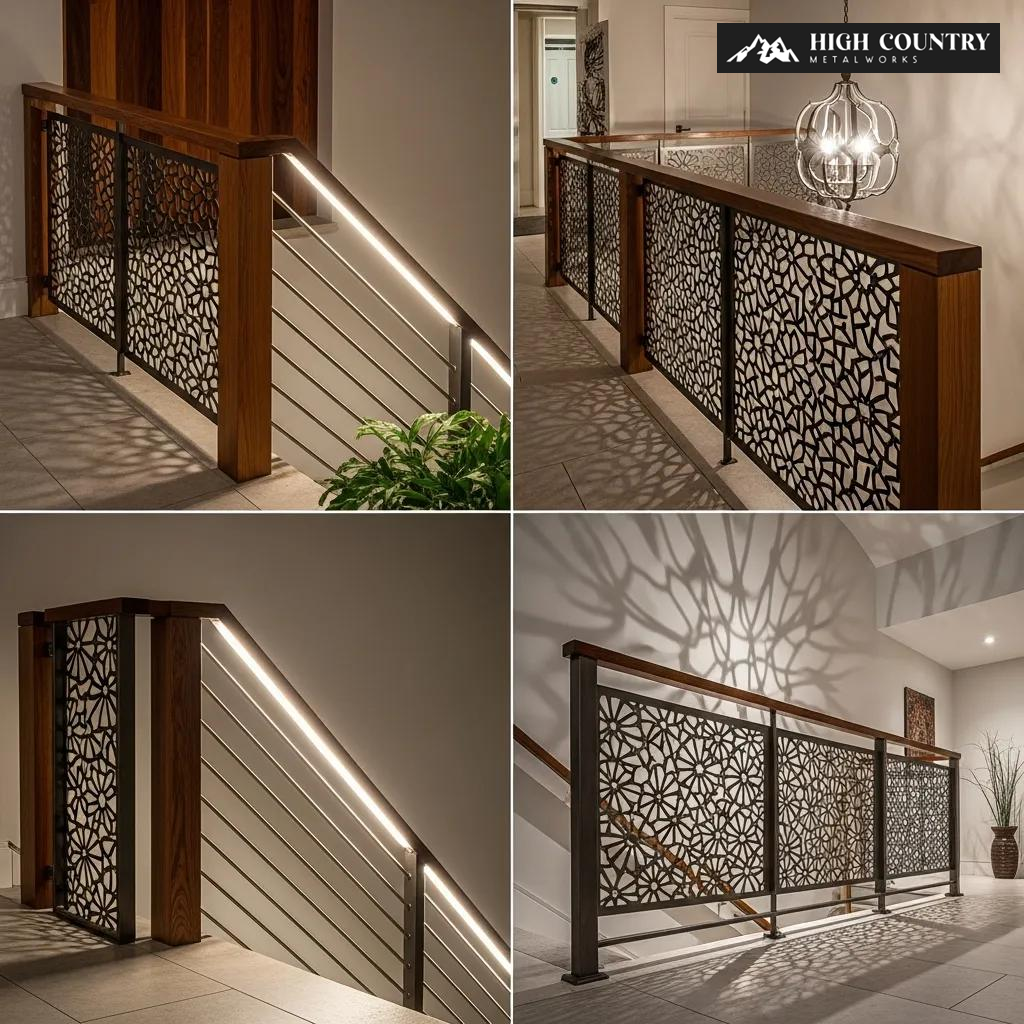 Innovative design ideas for custom metal features enhancing home aesthetics