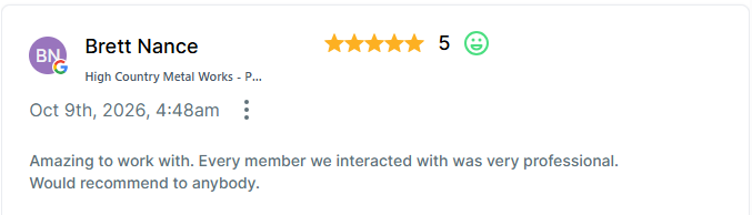 Customer Review That Highlights Professionalism | Brett Nance