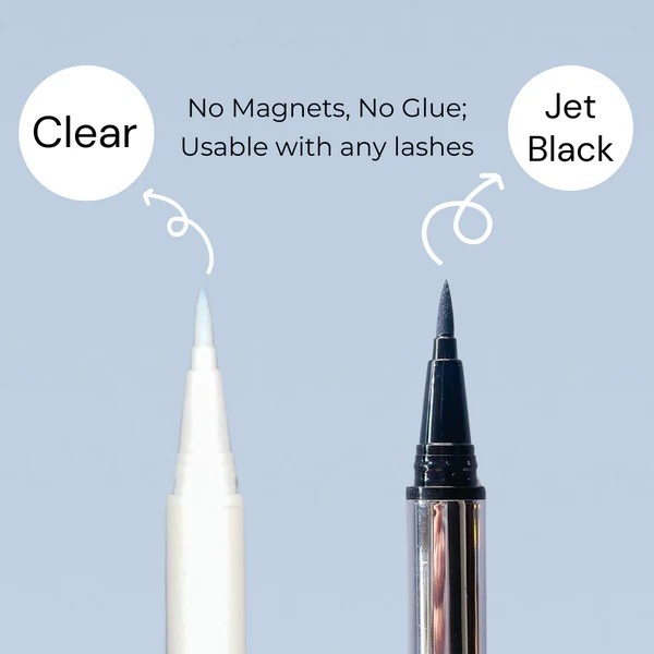Moshika Limitless Lash Liner Clear and Jet Black