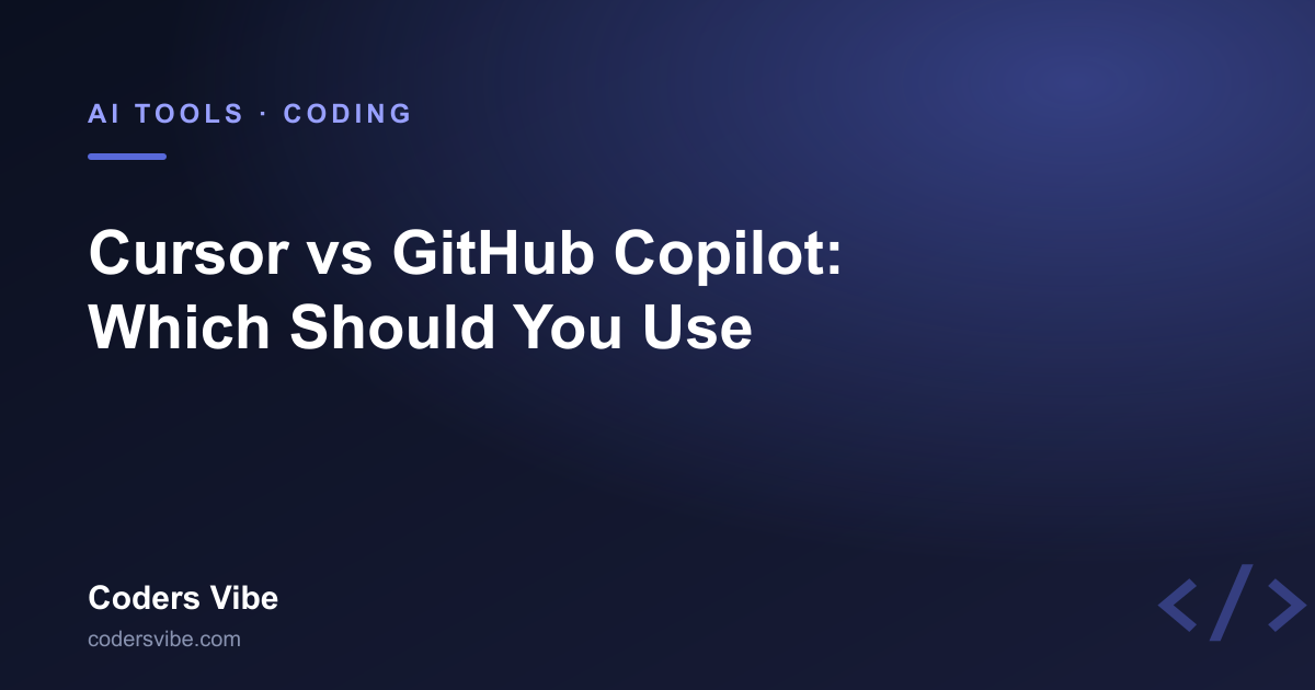 Cursor vs GitHub Copilot: Which Should You Use in 2026