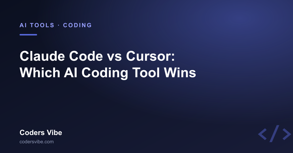 Claude Code vs Cursor: Which AI Coding Tool Wins in 2026
