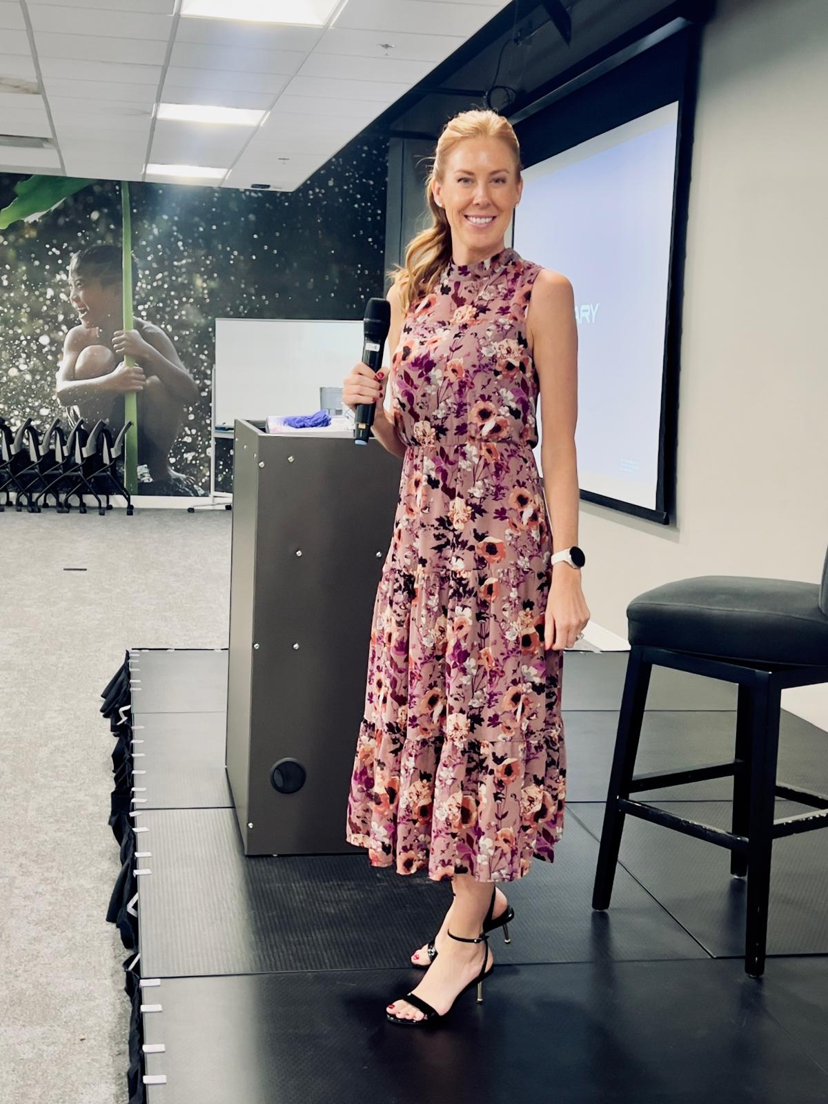 Sarah Hornsby presenting at the 2026 Next Level Course