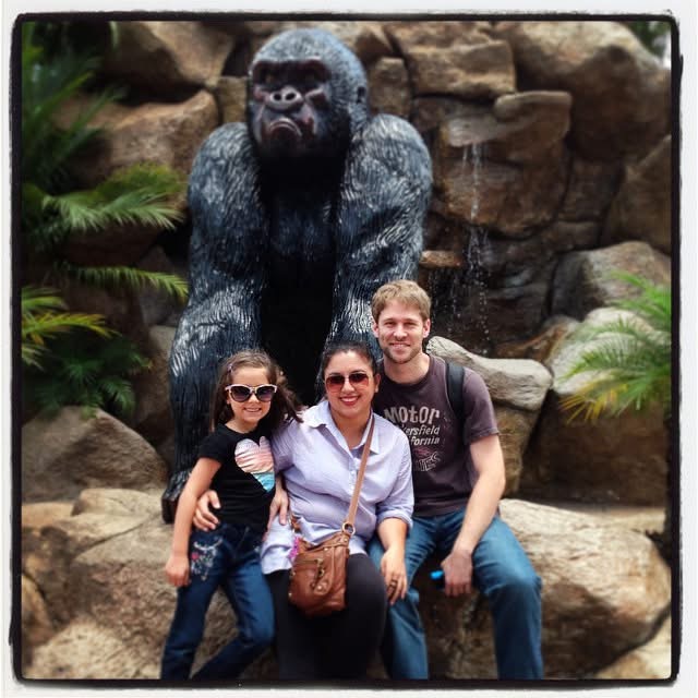 The original La Aurora Zoo picture we took