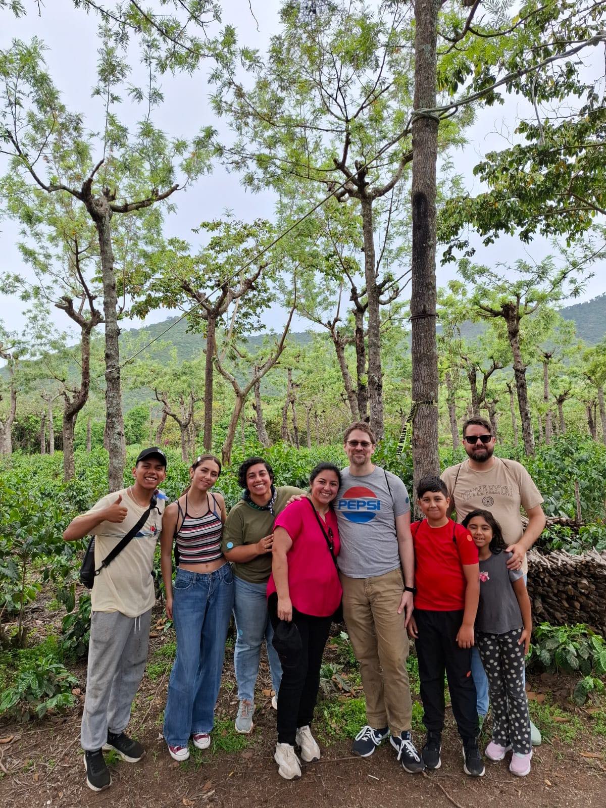 Us at Finca La Azotea for our Coffee bike tour