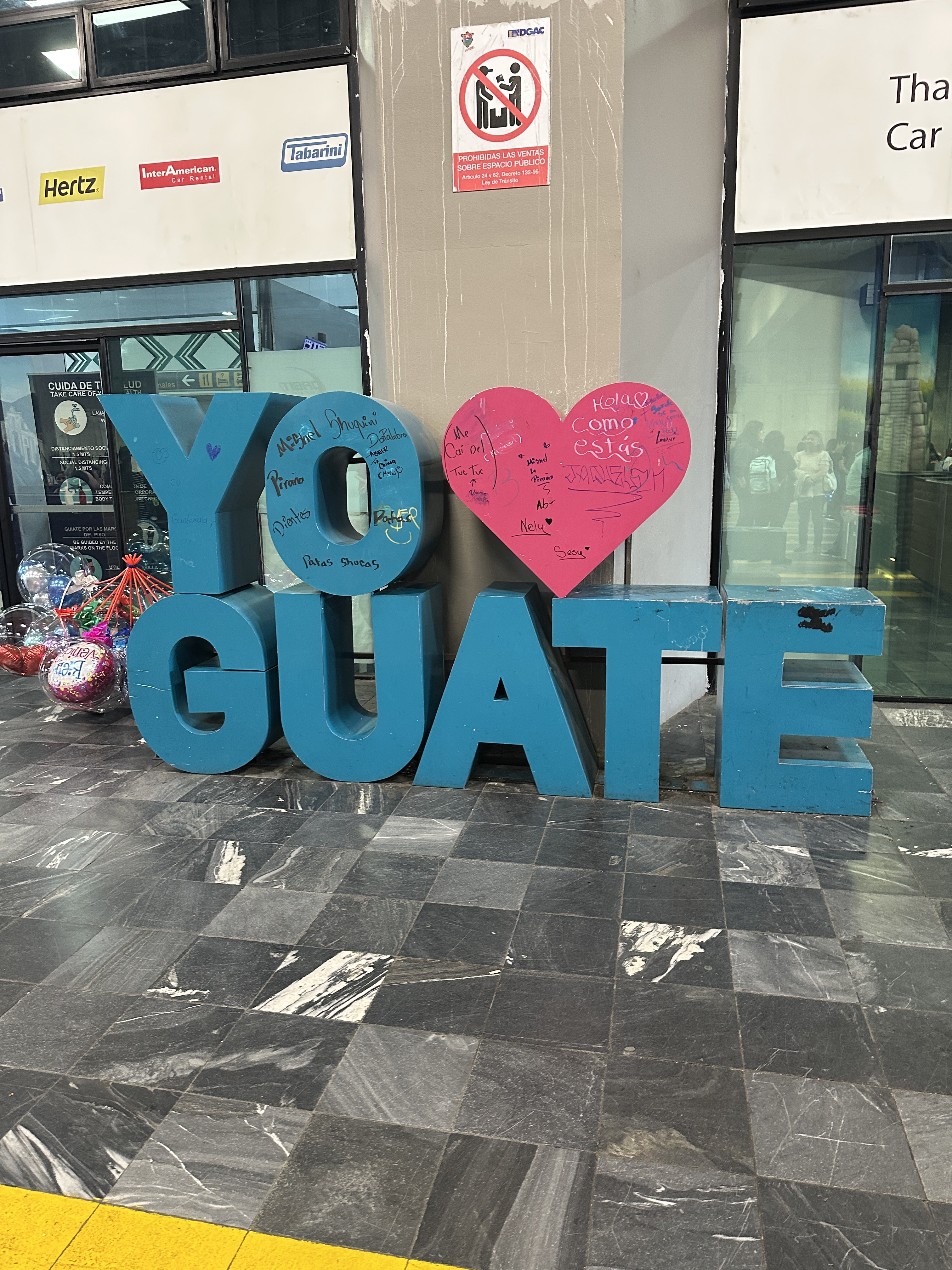 I love Guate sign