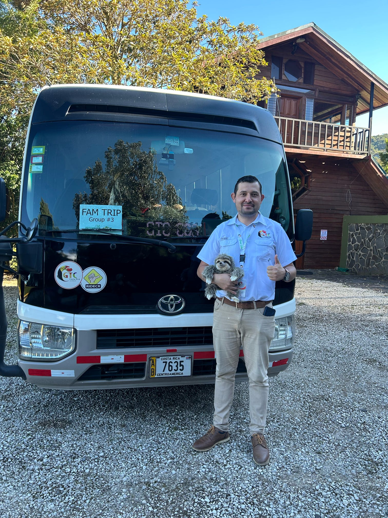 Jose Daniel, our driver and friend in Costa Rica