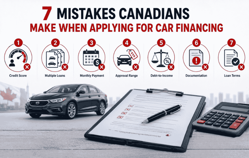 7 Mistakes Canadians Make When Applying for Car Financing