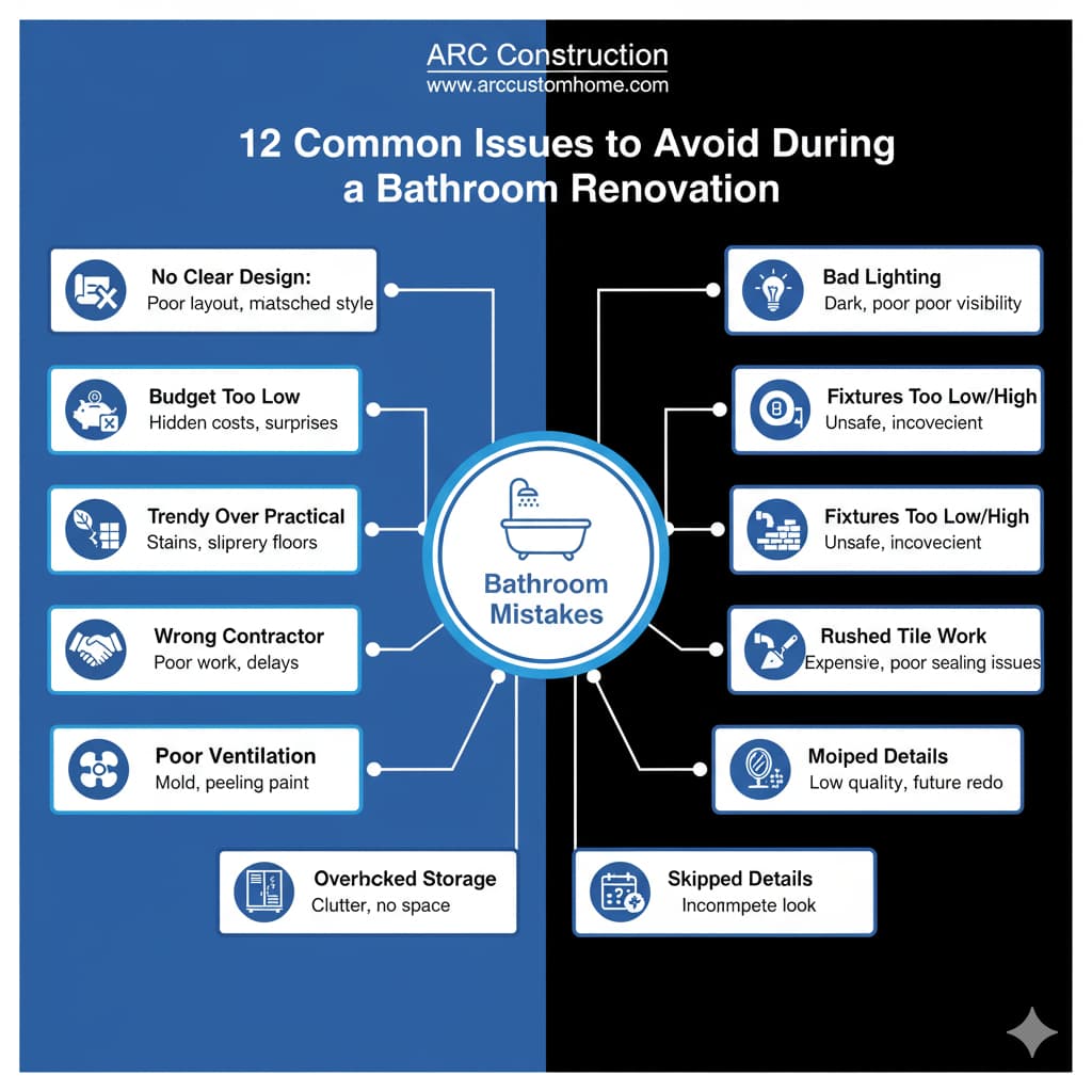 12 Common Bathroom Renovation Mistakes to Avoid in Your Remodeling Project