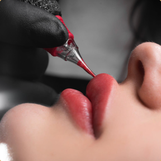 Permanent Make-up Lippen