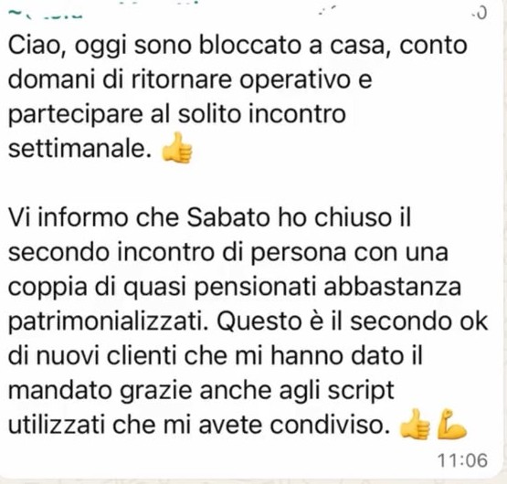 Mandato da una coppia patrimonializzata