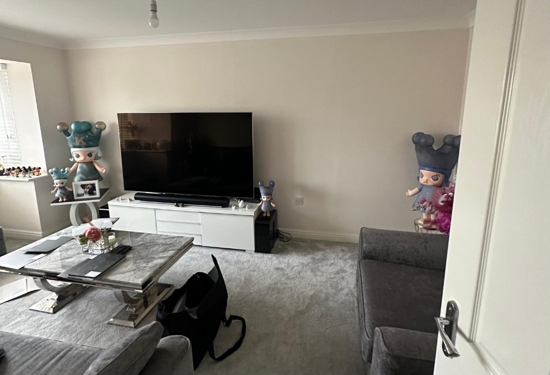 BEFORE — wires and boxes on show