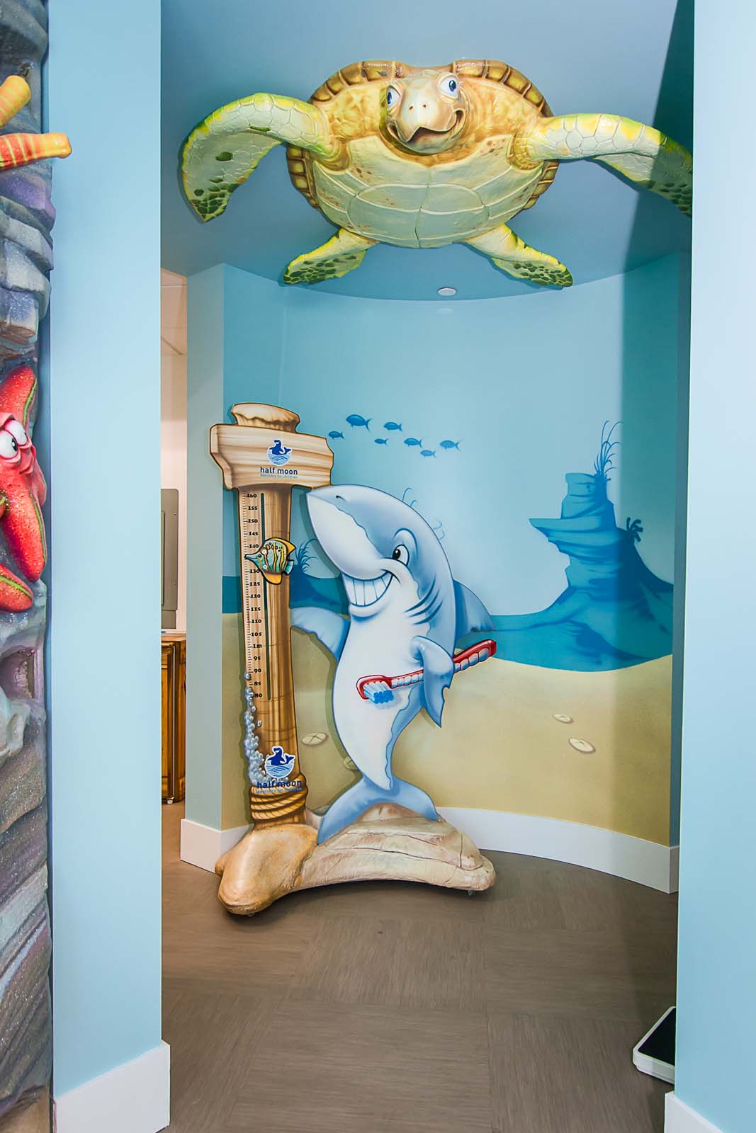 Comfortable pediatric dental area