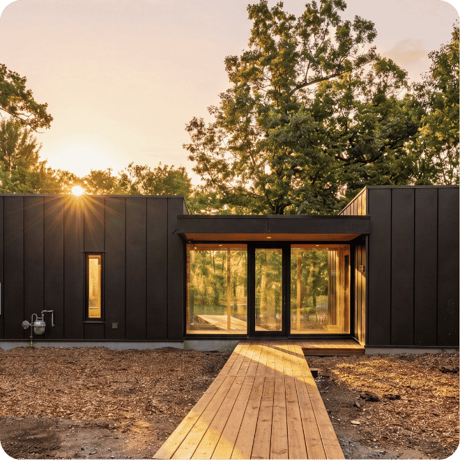 The Ridge cabin exterior