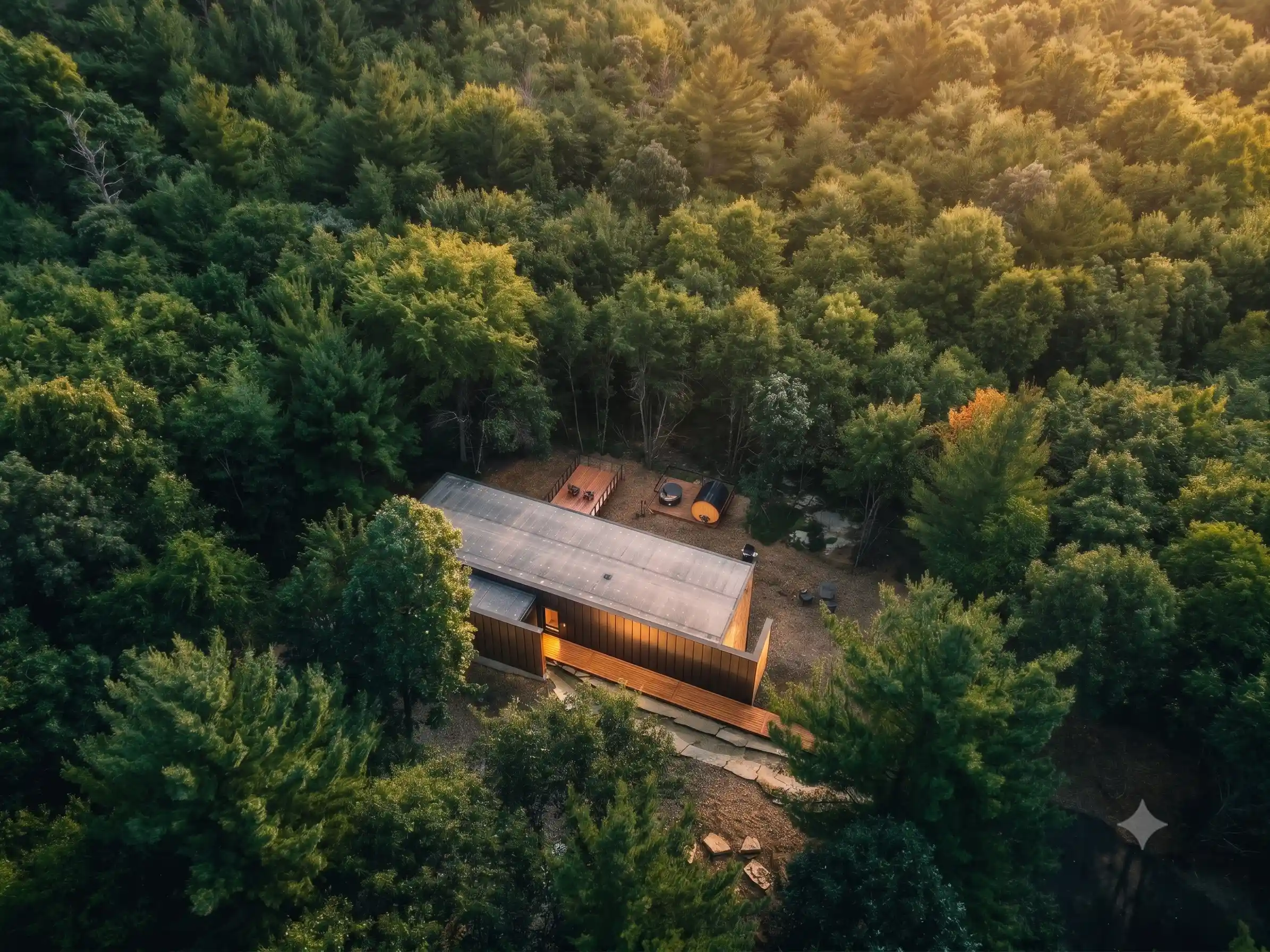 The Point cabin exterior