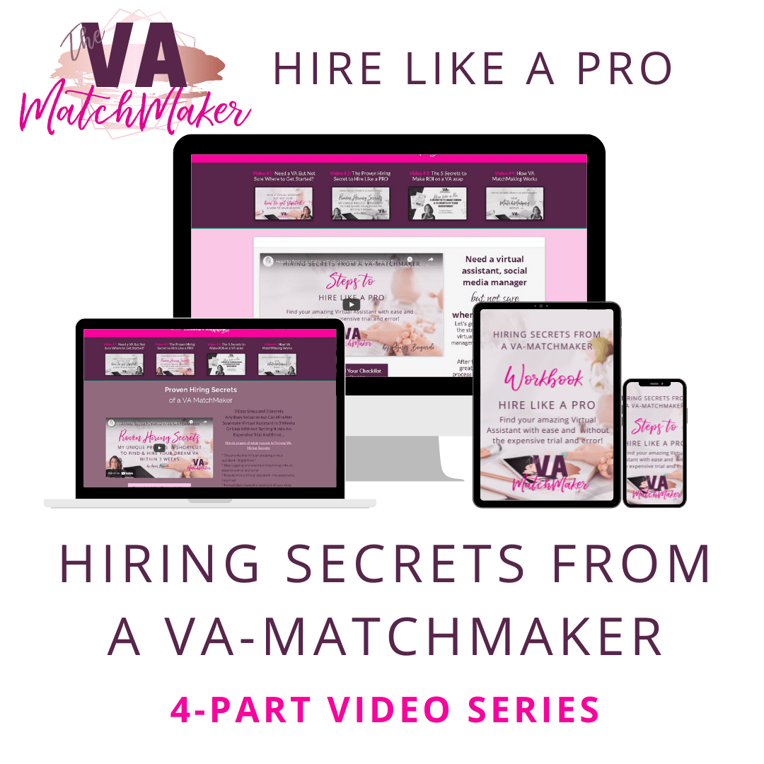 The VA MatchMaker Agnes Bogardi How to find a virtual assistant