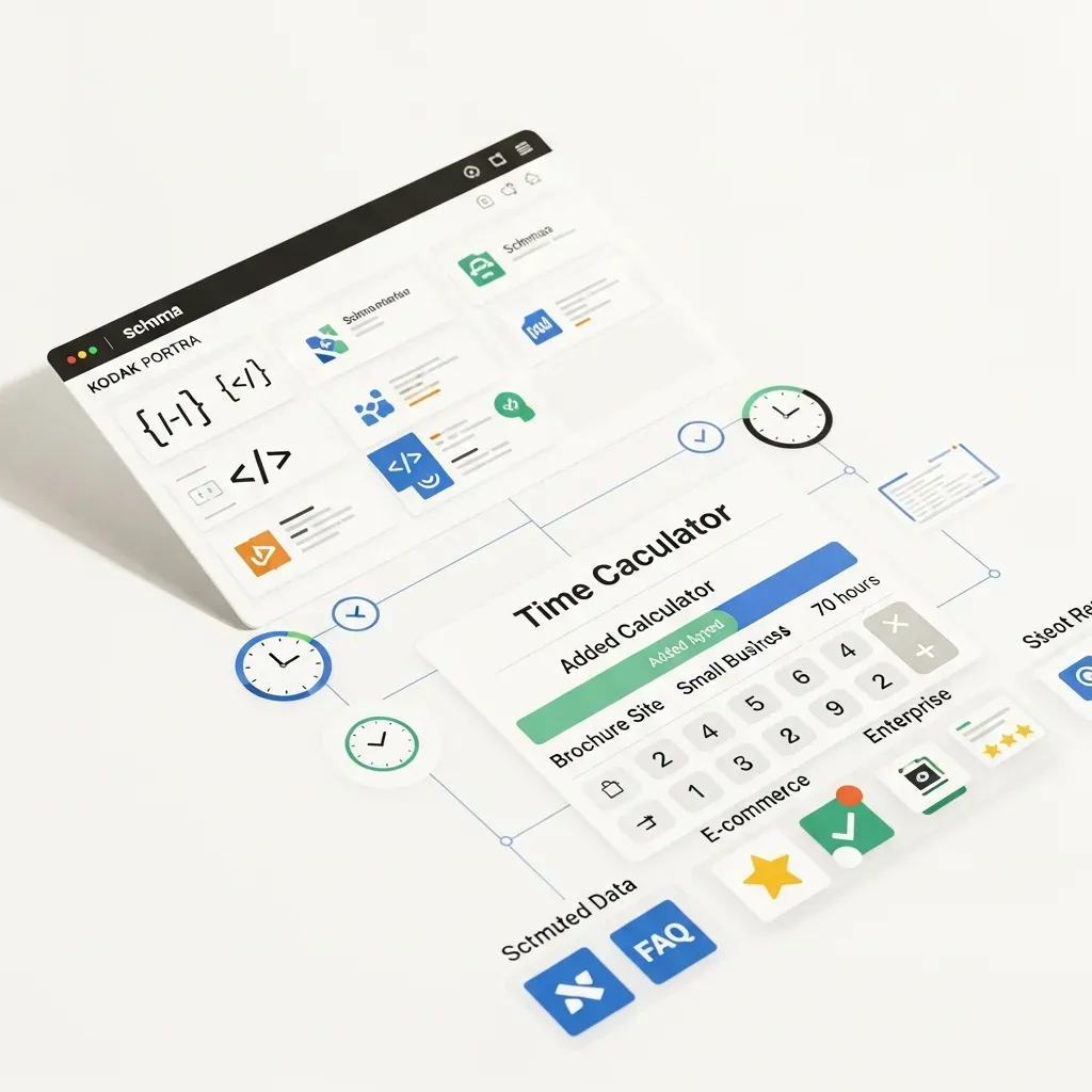 Schema Markup Time Calculator: Hours by Site Type & Size