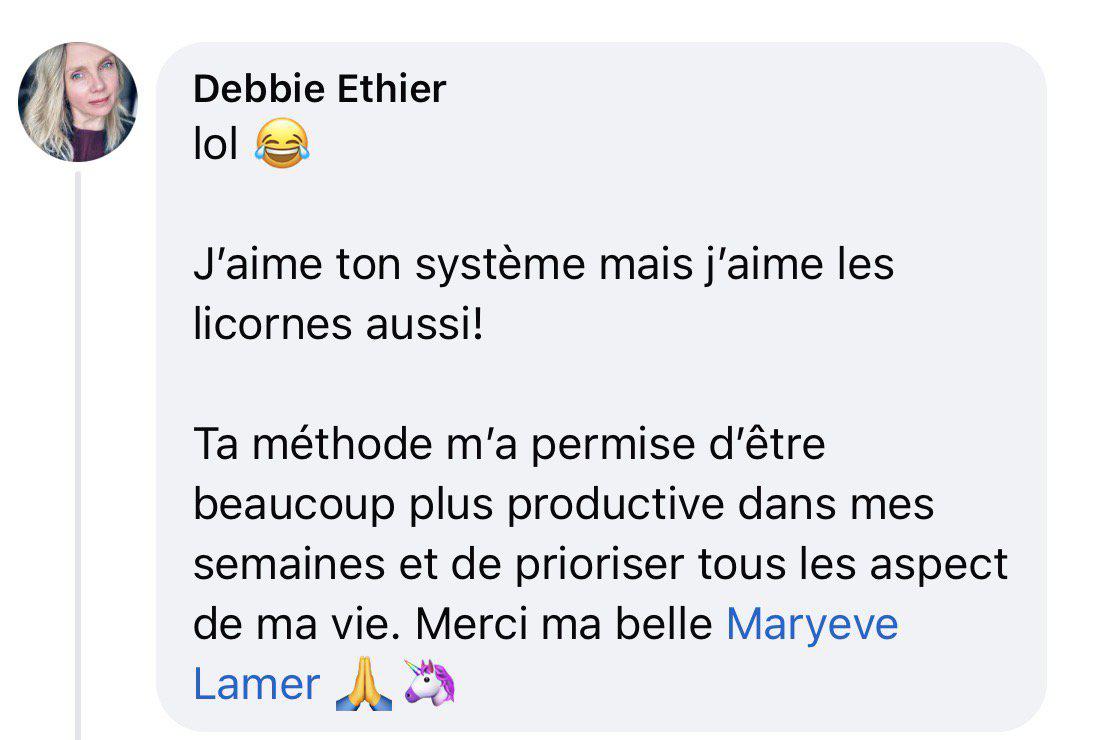 Témoignage — Debbie Ethier
