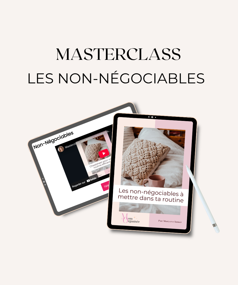Masterclass Les Non-Négociables