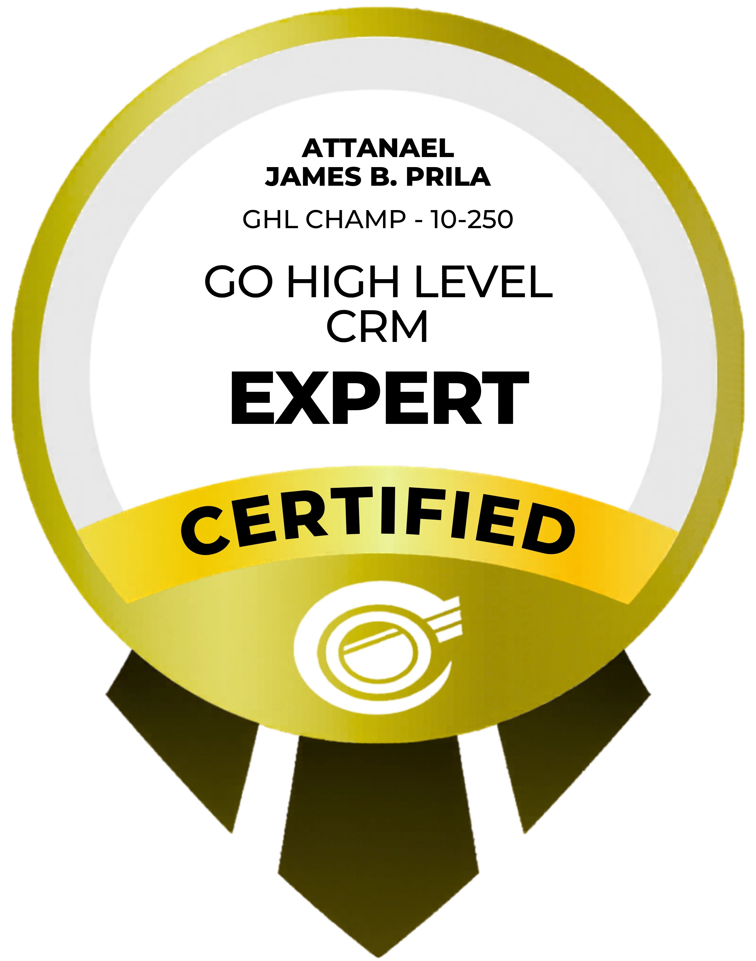 Go High Level Expert Certified Badge