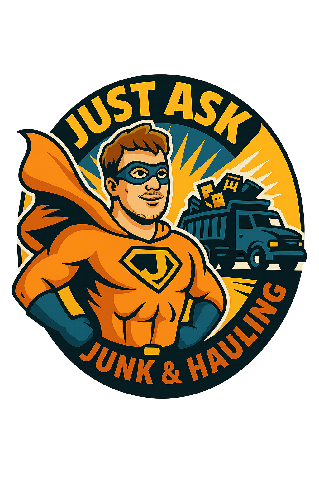 Just Ask Junk mascot
