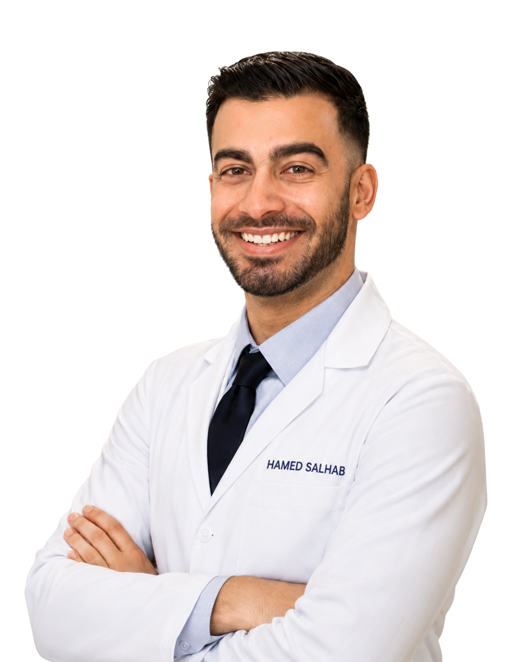 Dr. Hamed Salhab, DMD, emergency dentist at Roots Dental in Verona, New Jersey