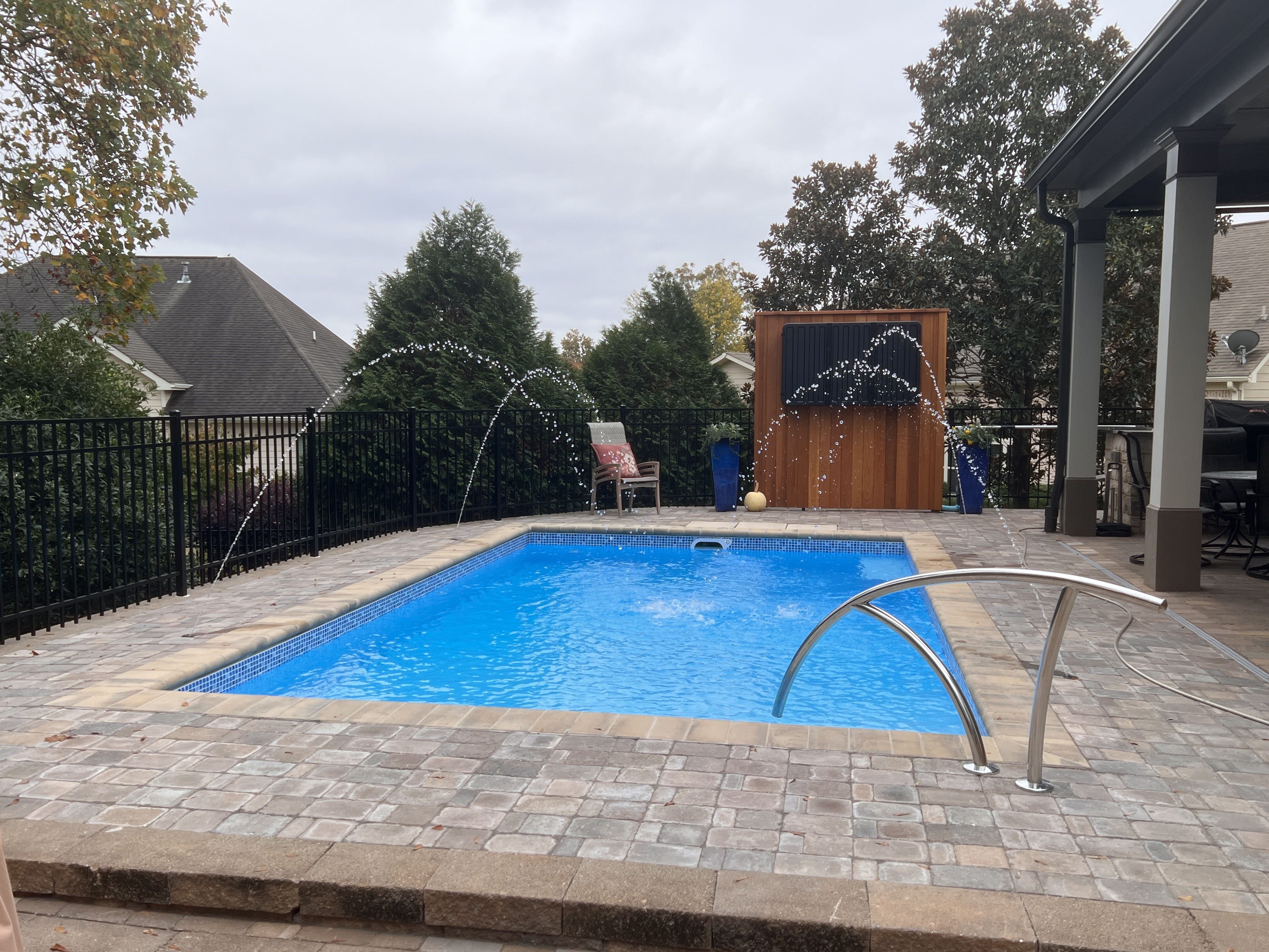 custom in ground pool