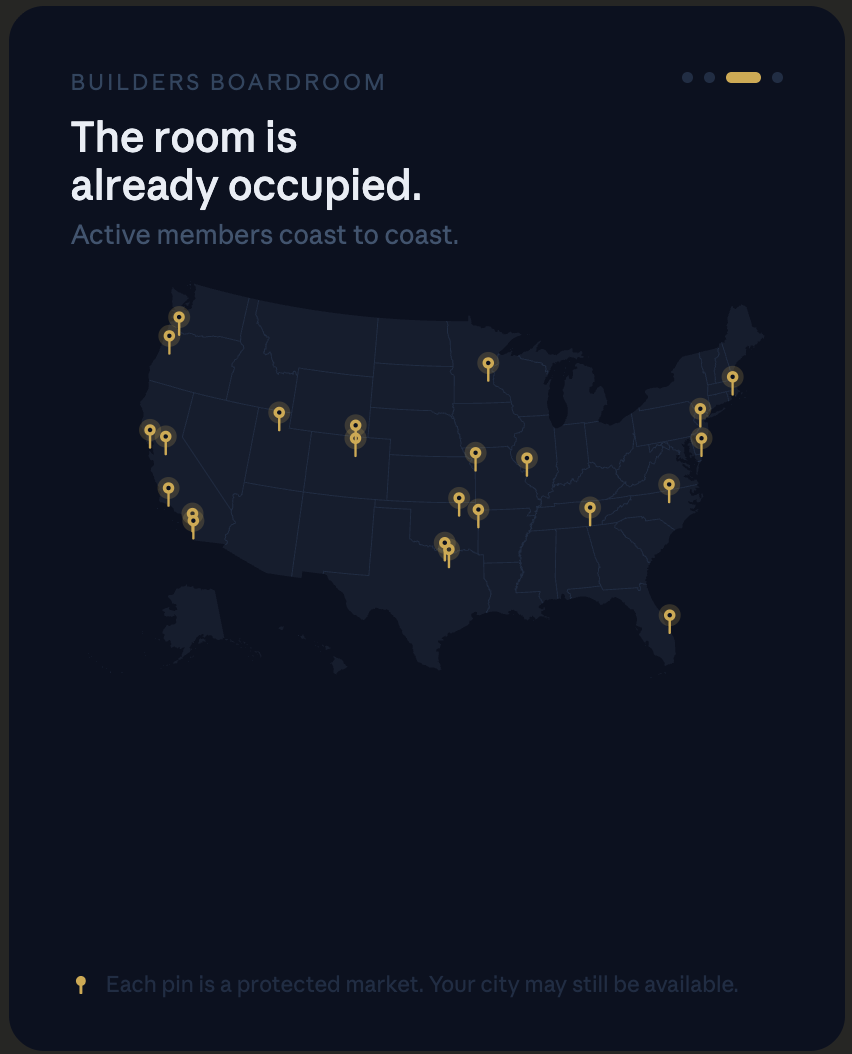 Builders Boardroom Member Map