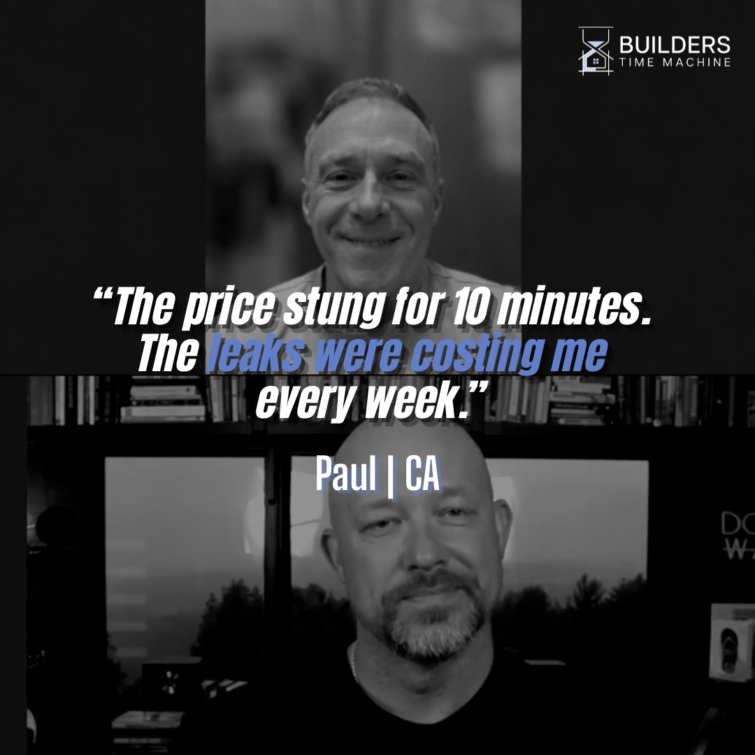 Custom homebuilder testimonial