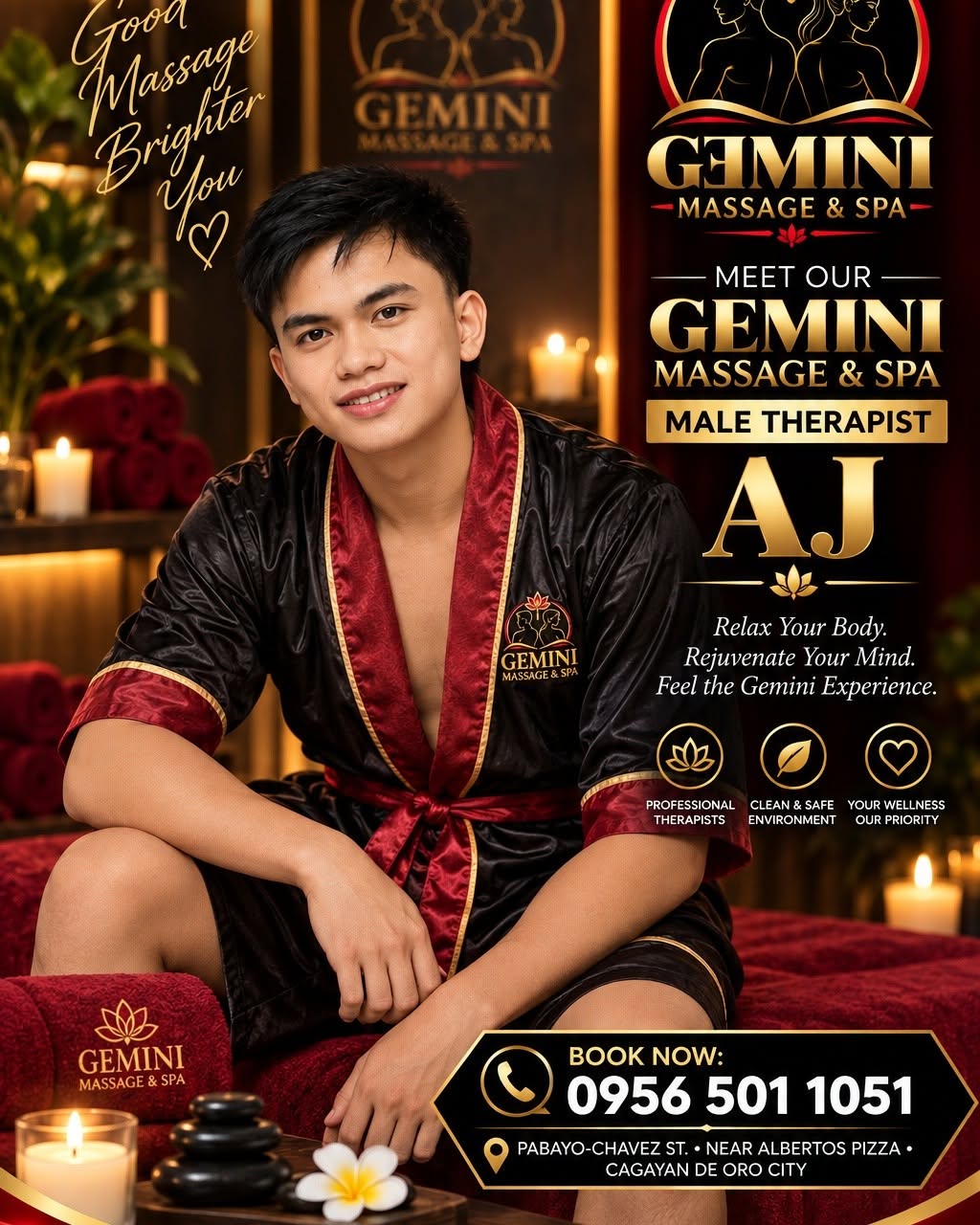 Gemini Massage & Spa therapist
