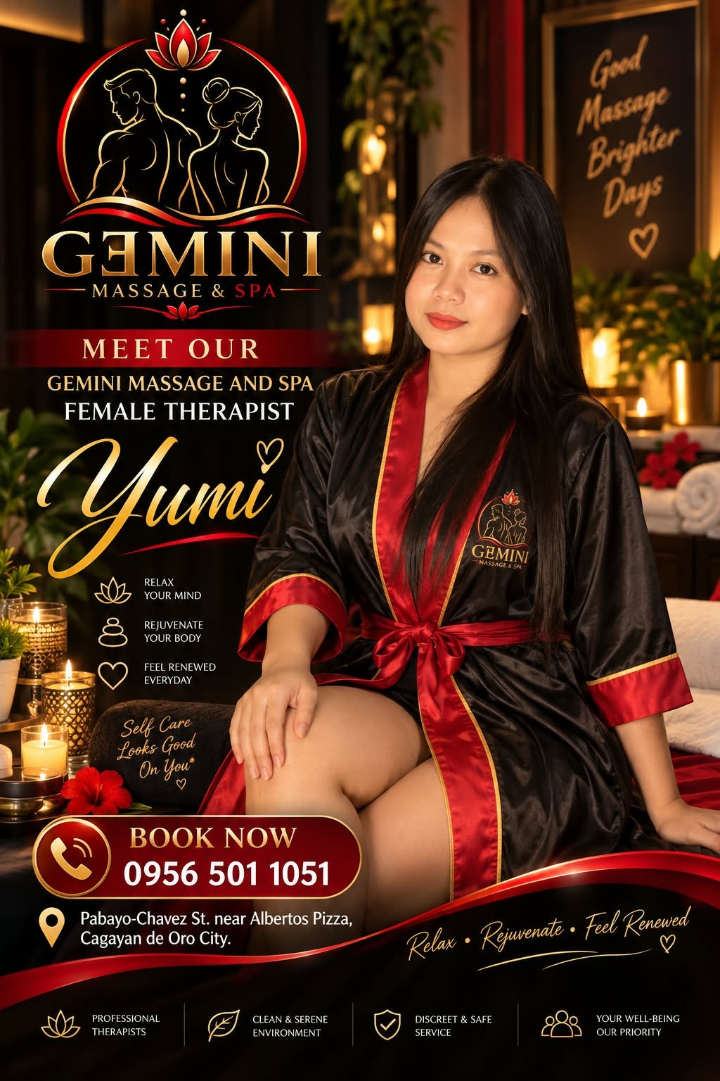 Yumi - Gemini Massage & Spa therapist