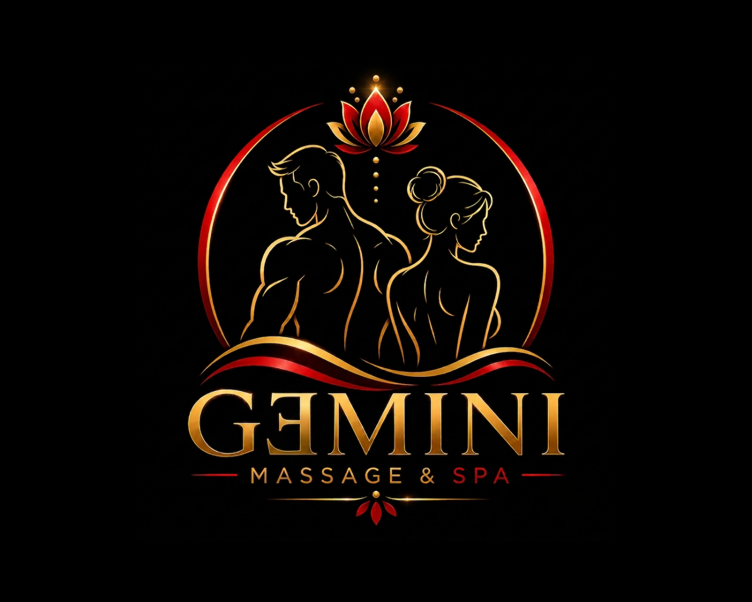 Gemini Massage & Spa logo