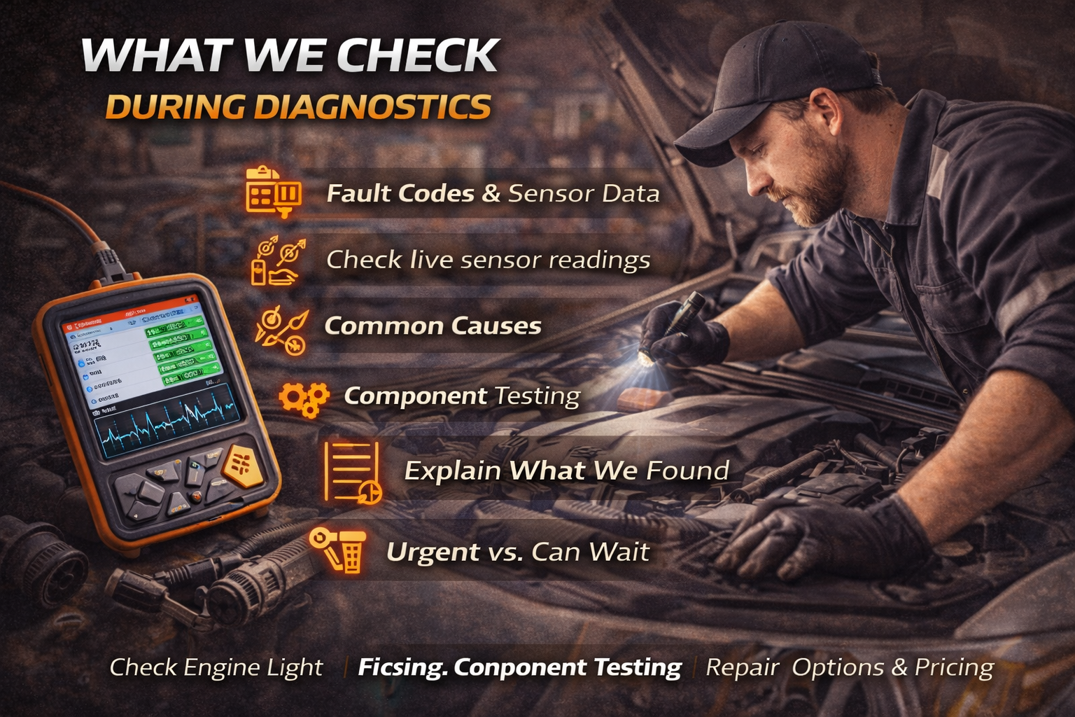 Engine Diagnostics Calgary | Check Engine Light & Testing