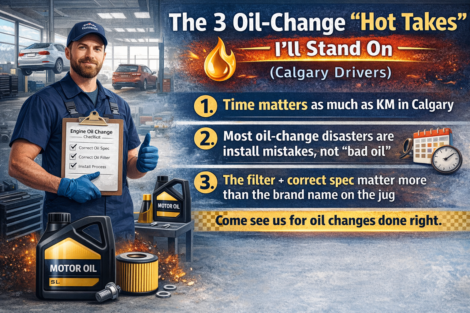 The 3 Oil-Change “Hot Takes” I’ll Stand On (Calgary Drivers) The 3 Oil-Change “Hot Takes” I’ll Stand On (Calgary Drivers)