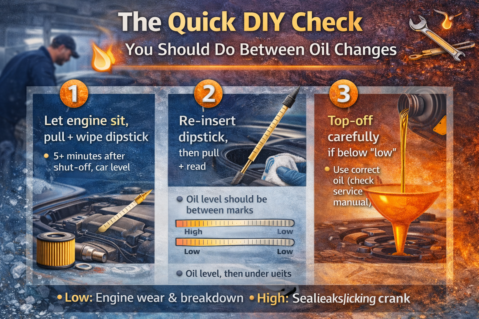The Quick DIY Check You Should Do Between Oil Changes The Quick DIY Check You Should Do Between Oil Changes