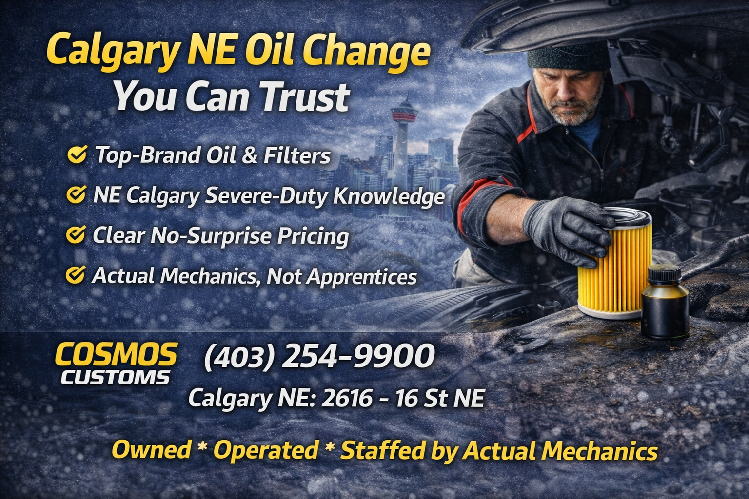 Calgary NE Oil Change You Can Trust Calgary NE Oil Change You Can Trust