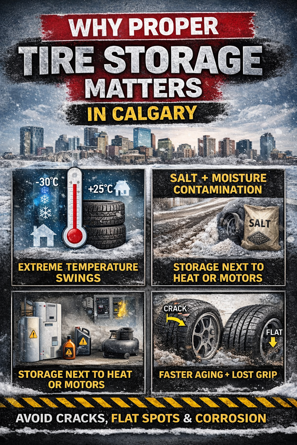 Why Proper Tire Storage Matters in Calgary